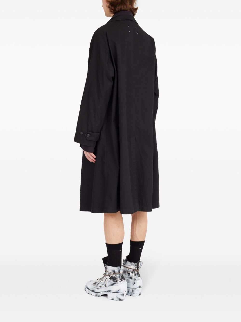 layered trench coat - 6