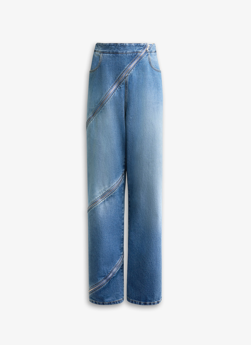 SPIRAL JEANS IN FADED DENIM - 1