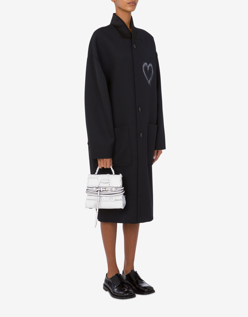 MOSCHINO TIE ME BAG WITH STITCHING SMALL 4