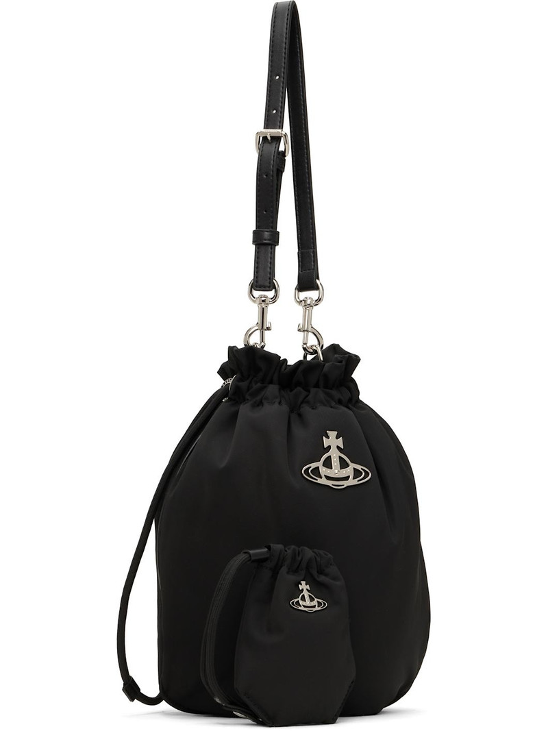 Vivienne Westwood Black Drawstring Pouch Set Bag outlook