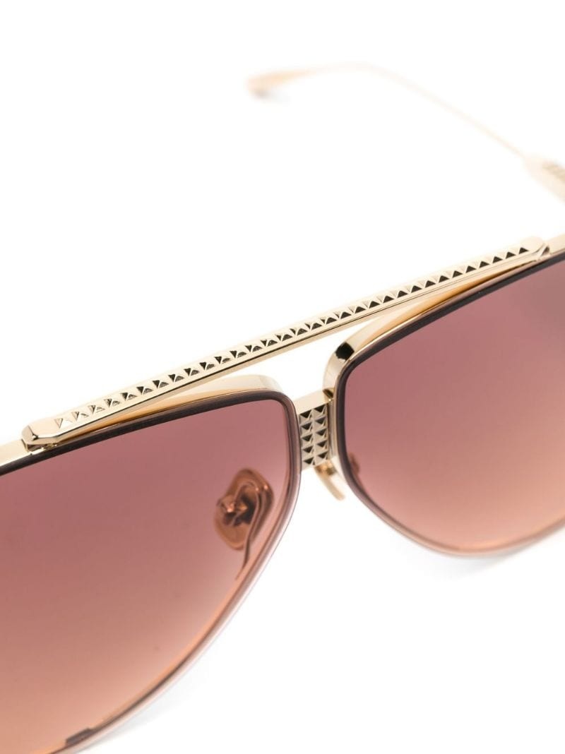 Rockstud pilot-frame sunglasses - 3