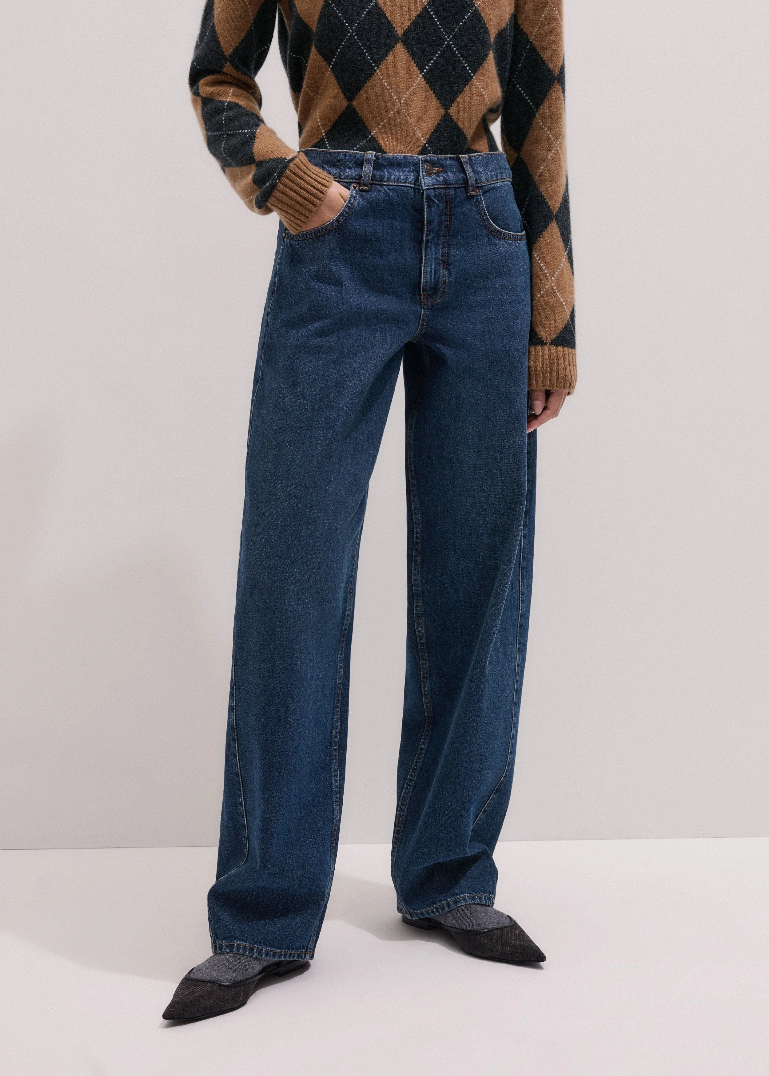 Tapered Puddle Jean - 1