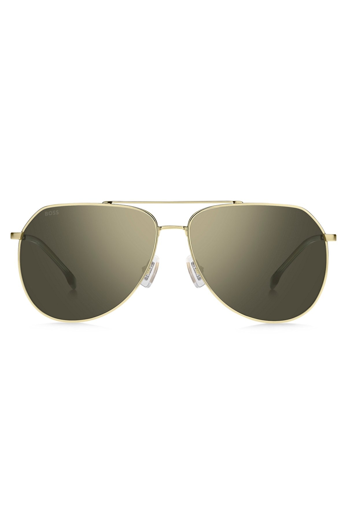 GOLD-TONE SUNGLASSES WITH TUBULAR TEMPLES - 3
