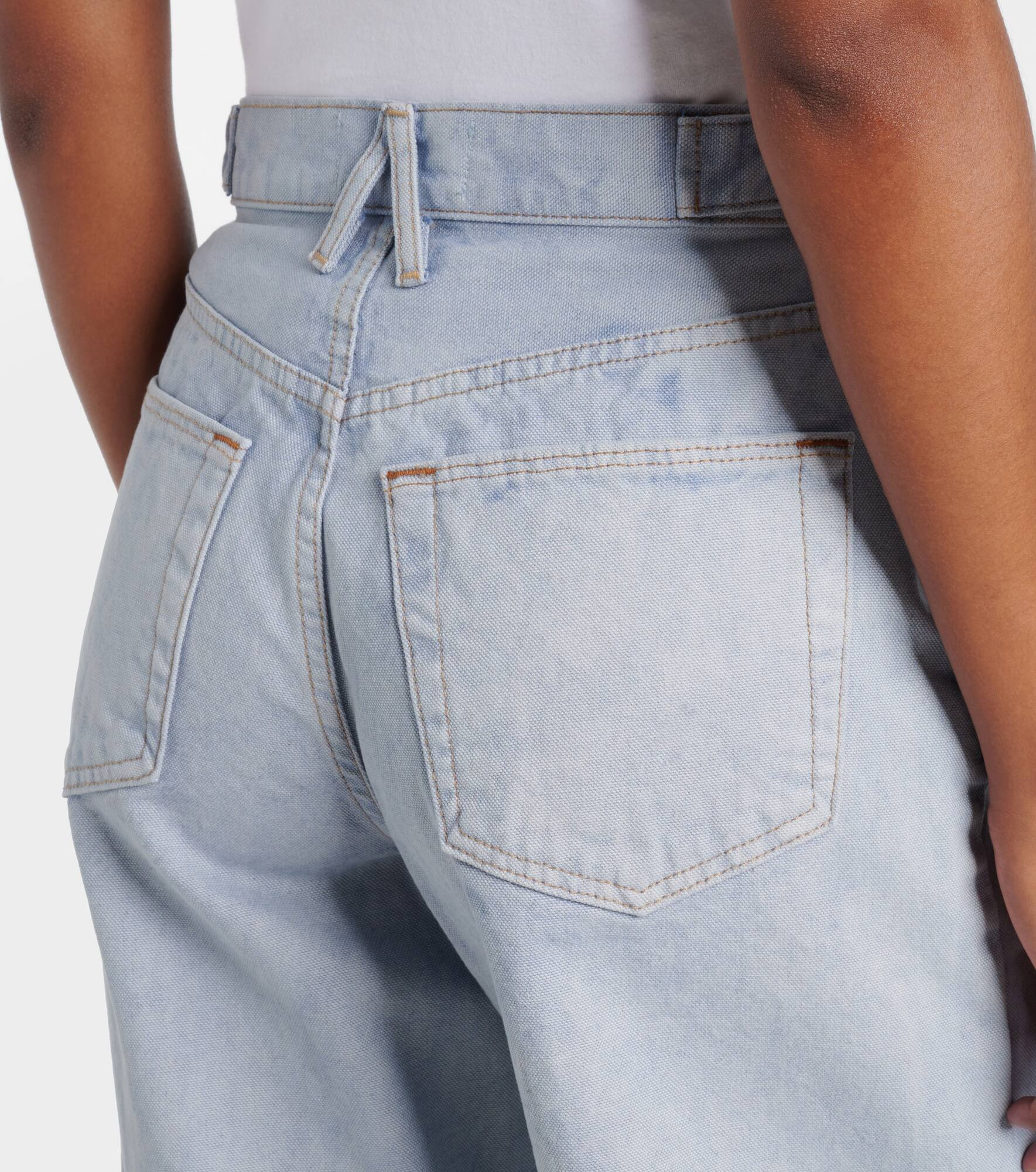 Cassie mid-rise wide-leg jeans - 7