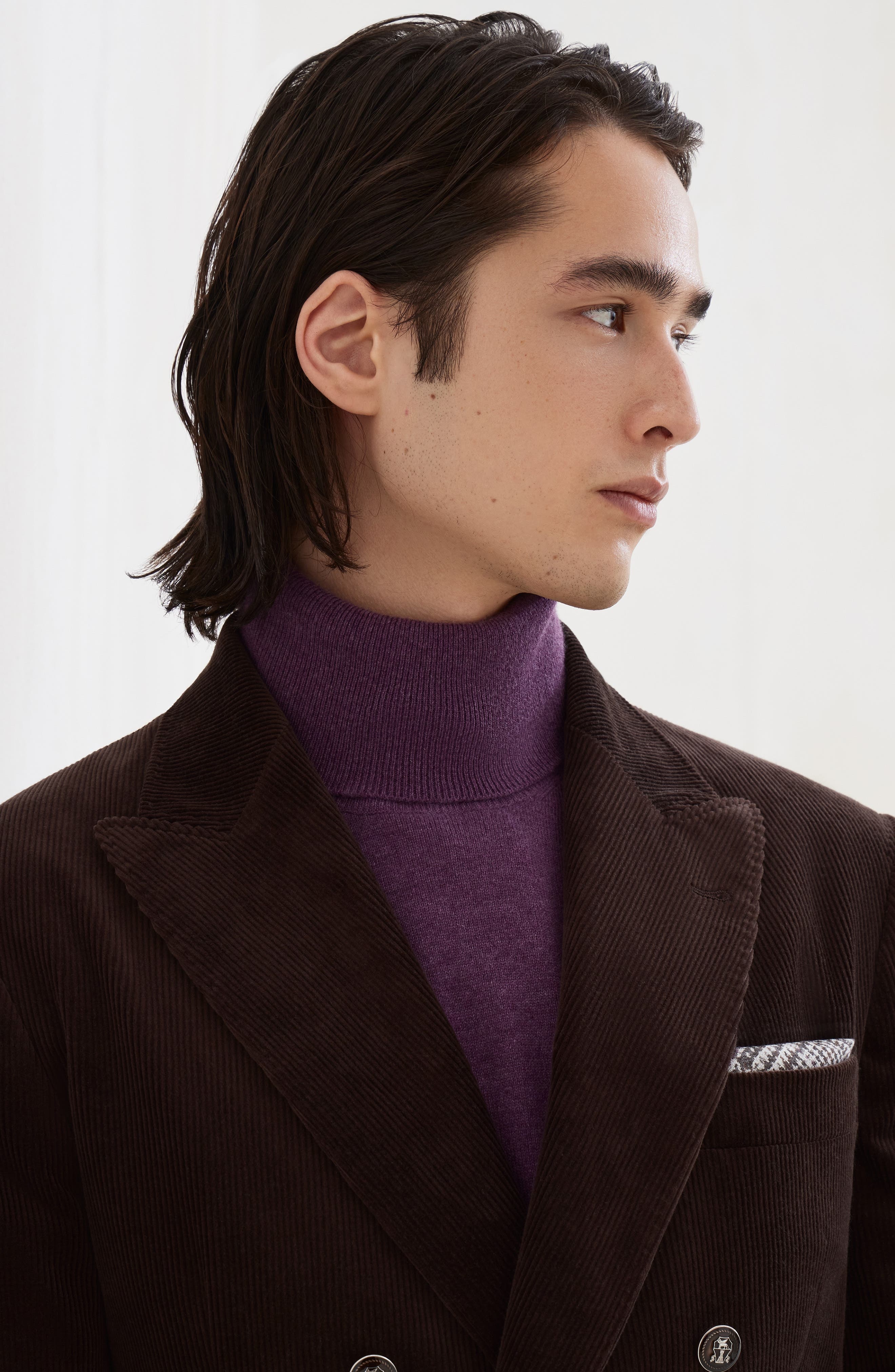 Brunello Cucinelli Turtleneck sweater in Purple at Nordstrom - 4