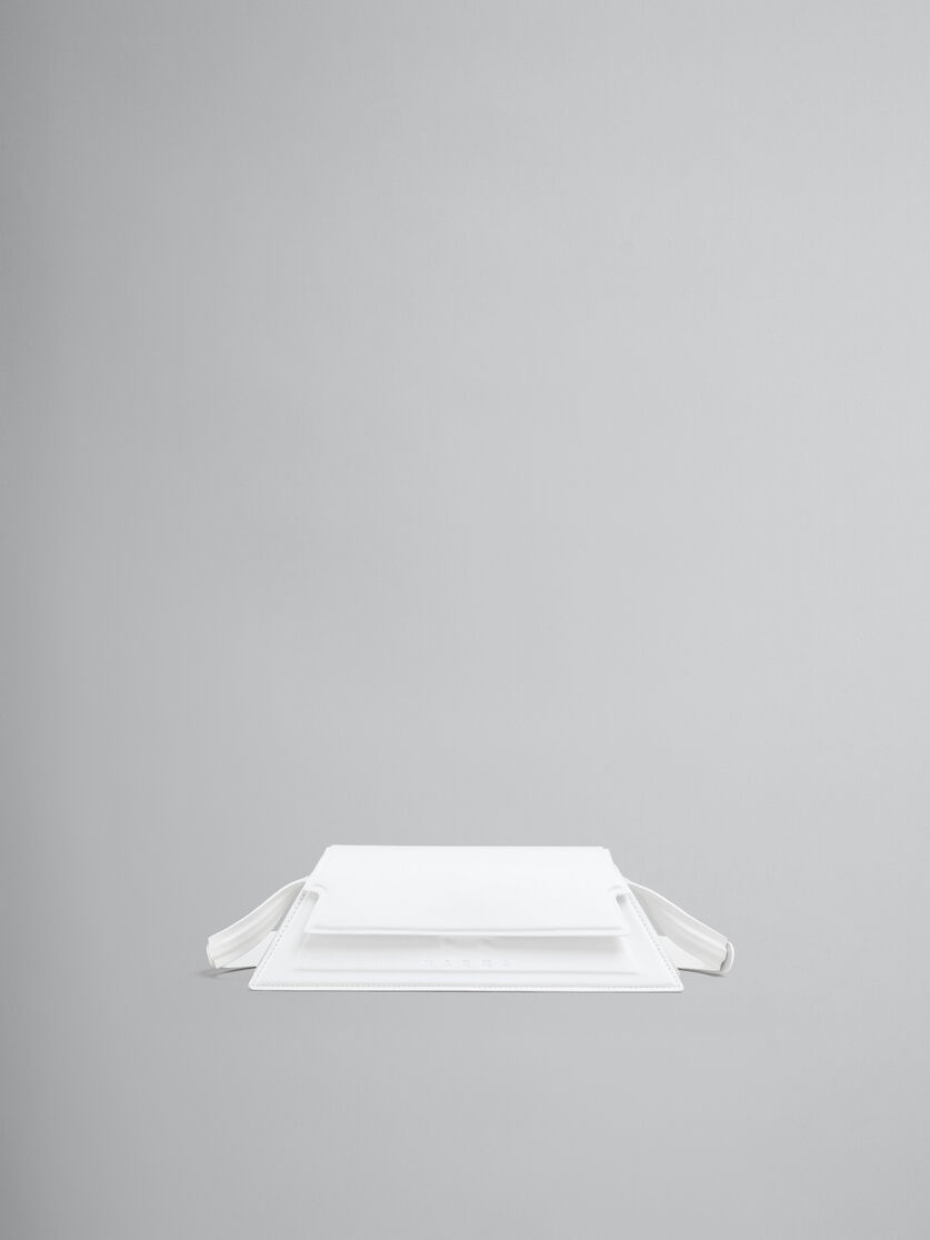 MINI TRUNKOISE BAG IN SMOOTH WHITE LEATHER - 1