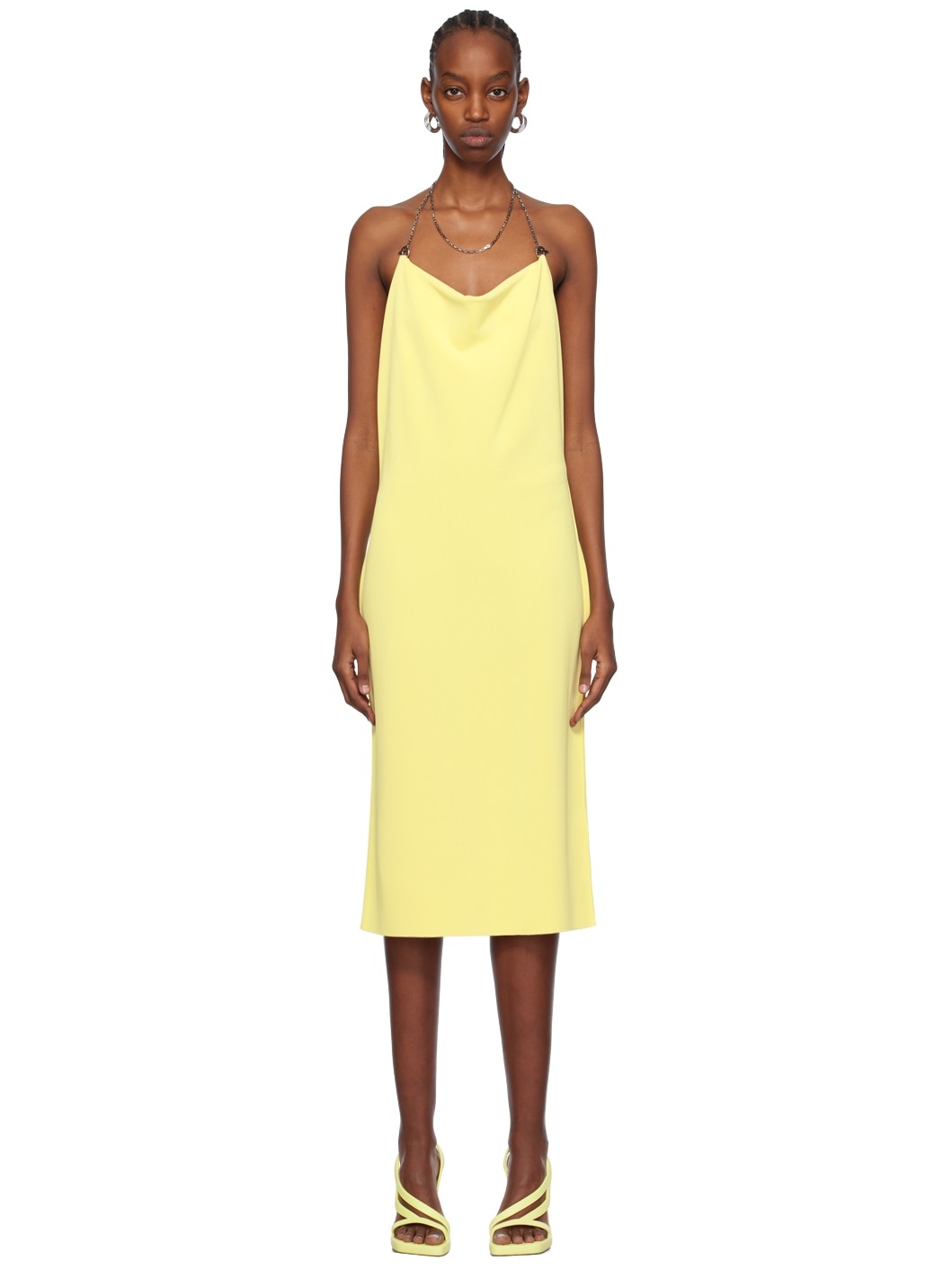 Yellow Chain Midi Dress - 1