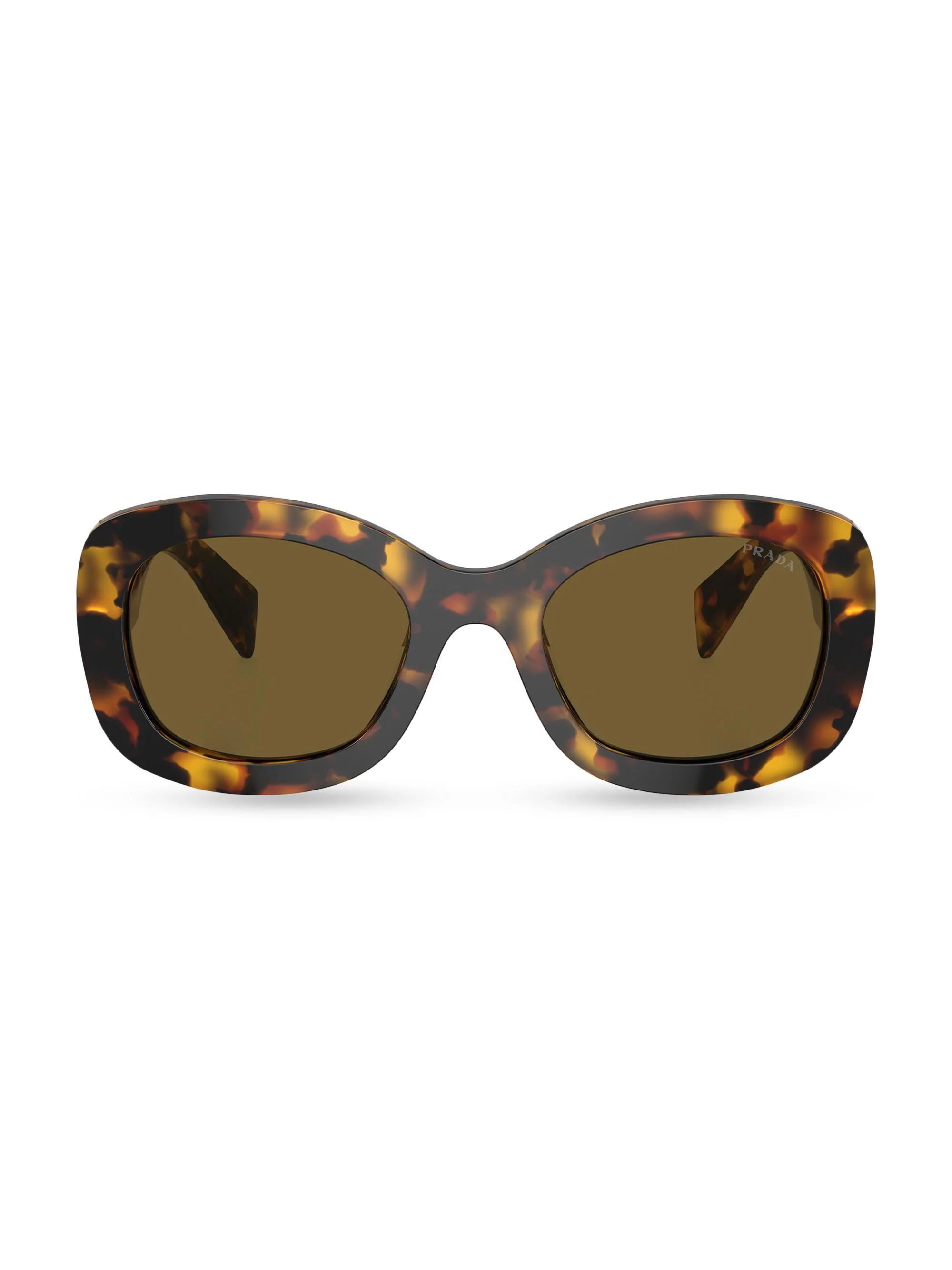 Women's 55MM Oval Sunglasses - Havana Dark Brown - 1
