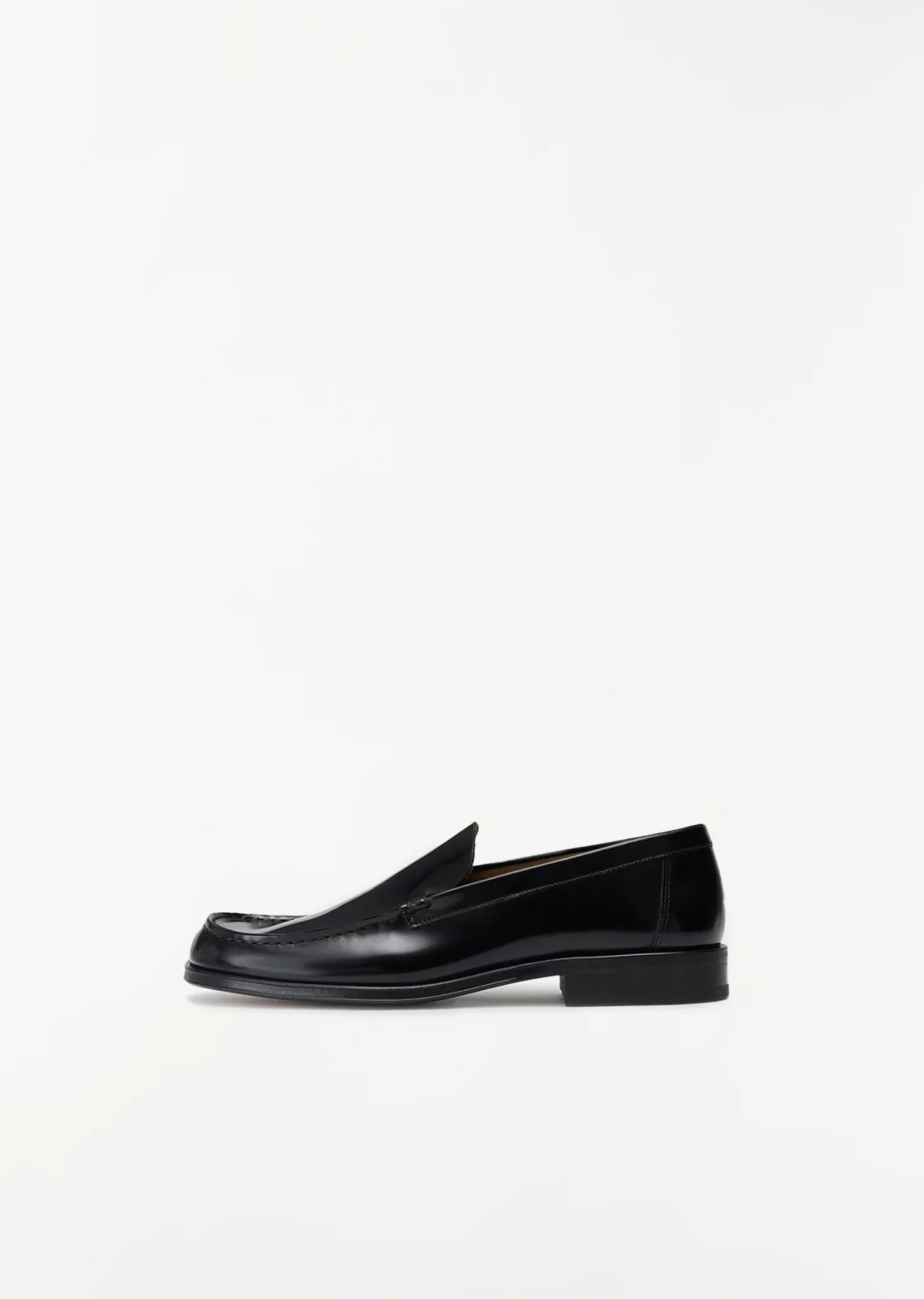 Shiny Finish Leather Loafer - 1