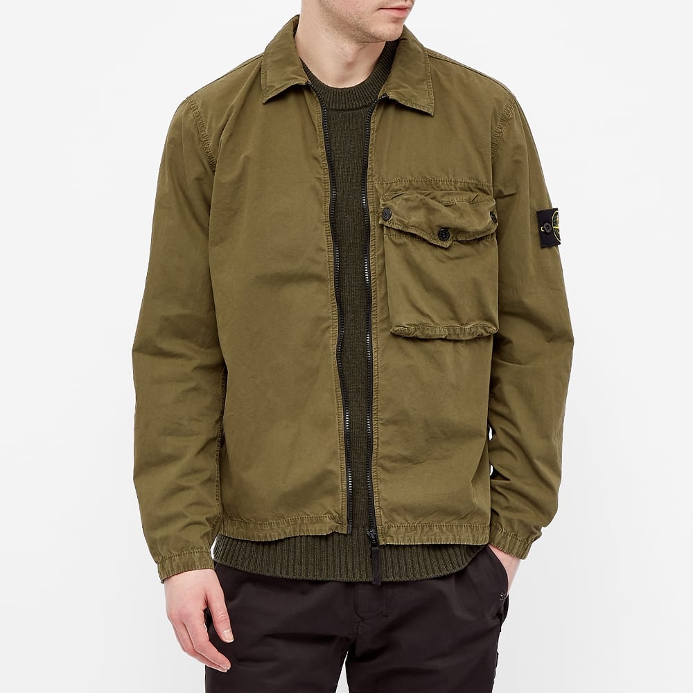 Stone Island Zip Pocket Overshirt - 6