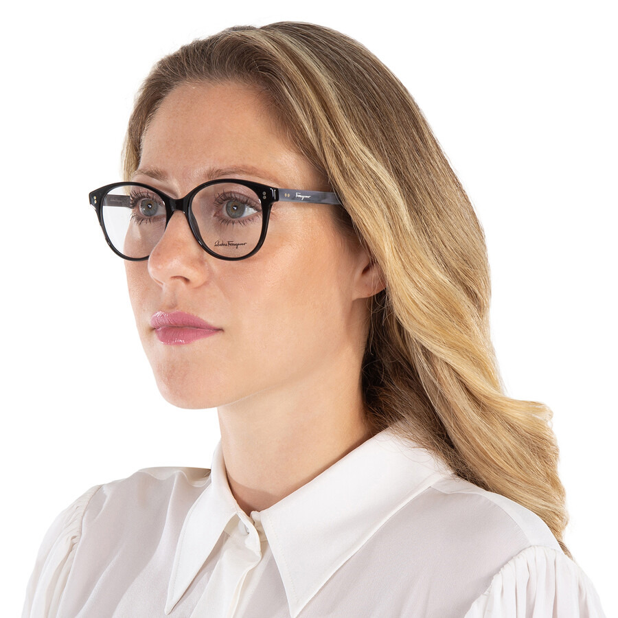 Salvatore Ferragamo Demo Round Ladies Eyeglasses SF2911 004 53 - 2