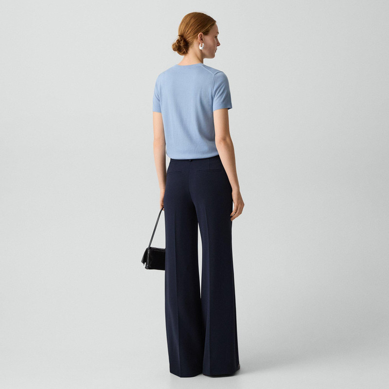 Theory Fluid Flare Pant in Admiral Crepe outlook
