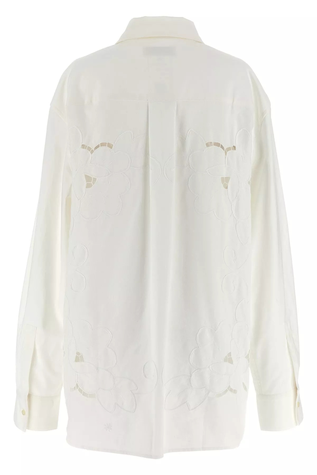 Cut-out embroidery shirt - 11