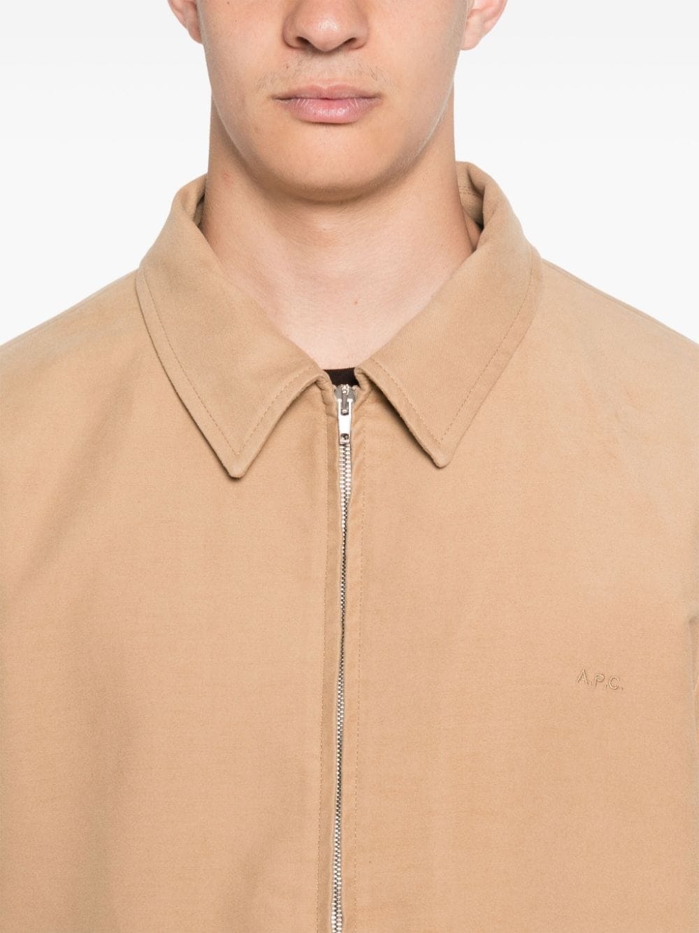 logo-embroidered jacket - 5