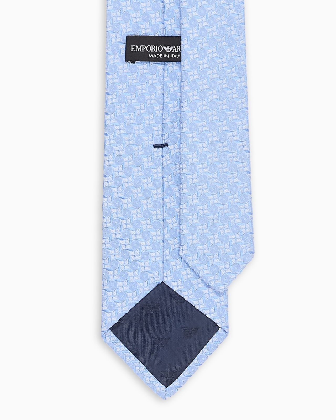 PURE SILK TIE WITH JACQUARD PATTERN - 2