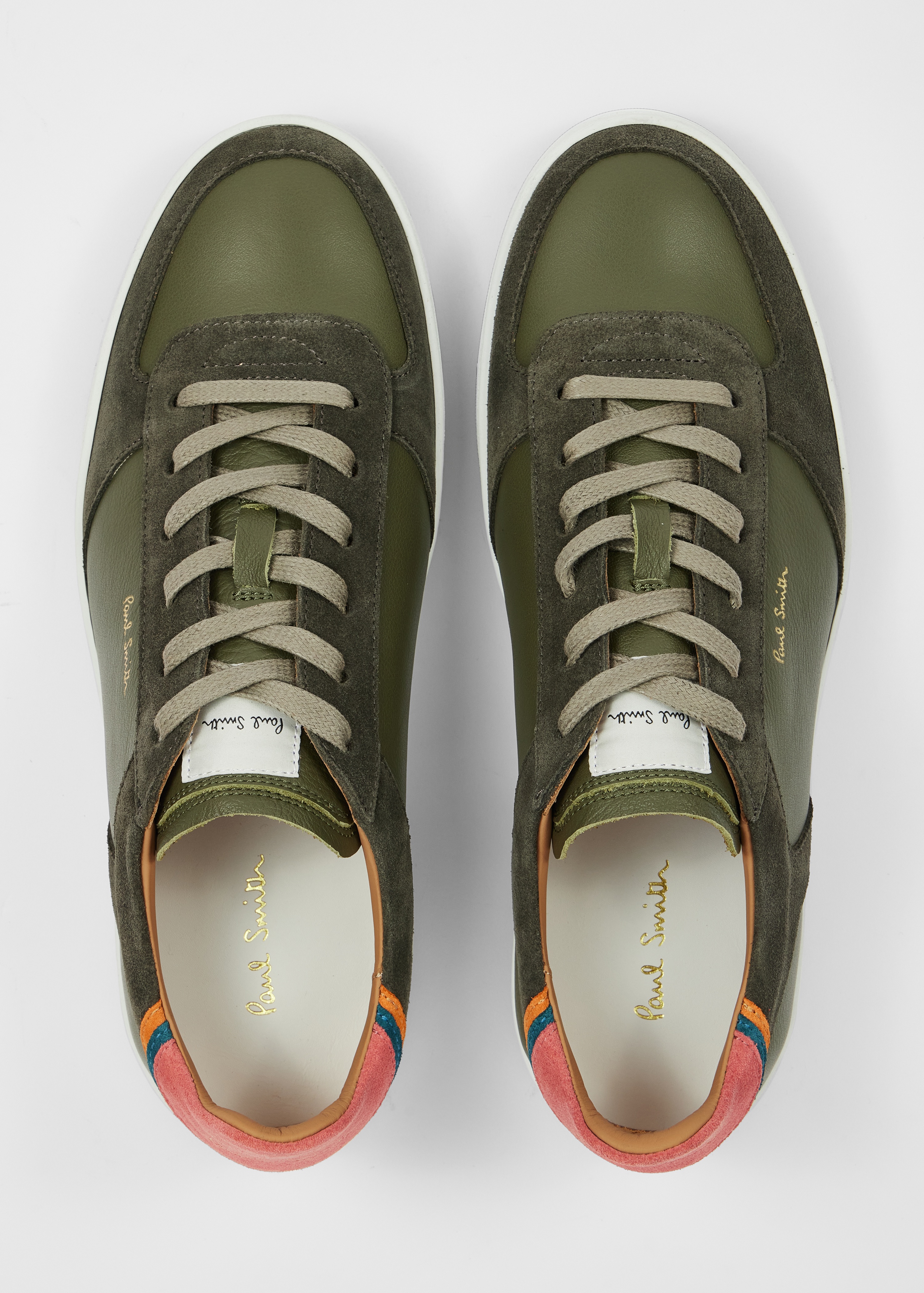 Khaki 'Destry' Trainers - 5