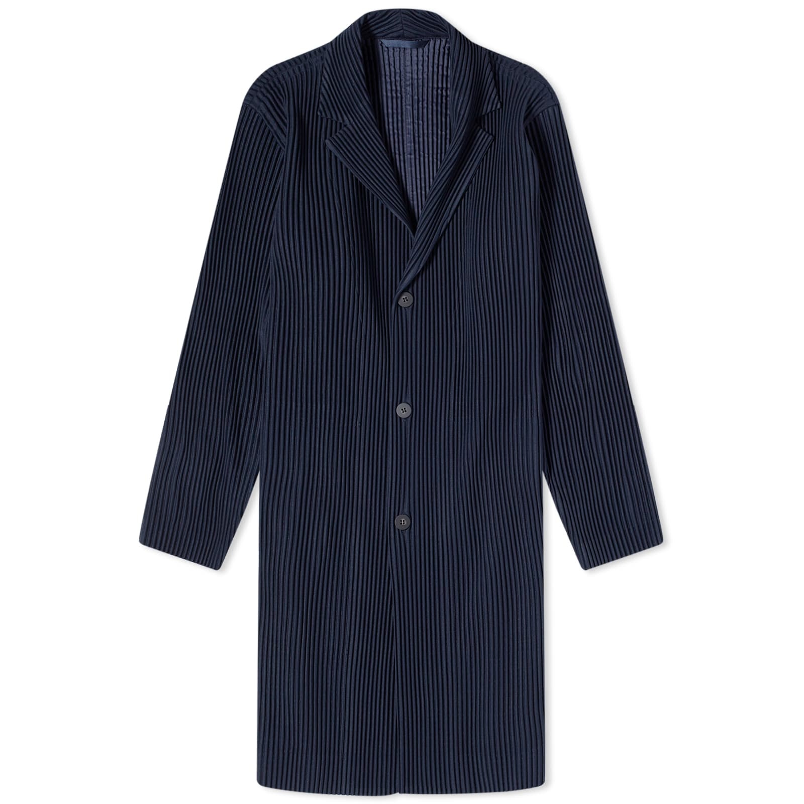 Homme Plissé Issey Miyake Pleated Single Breasted Jacket - 1