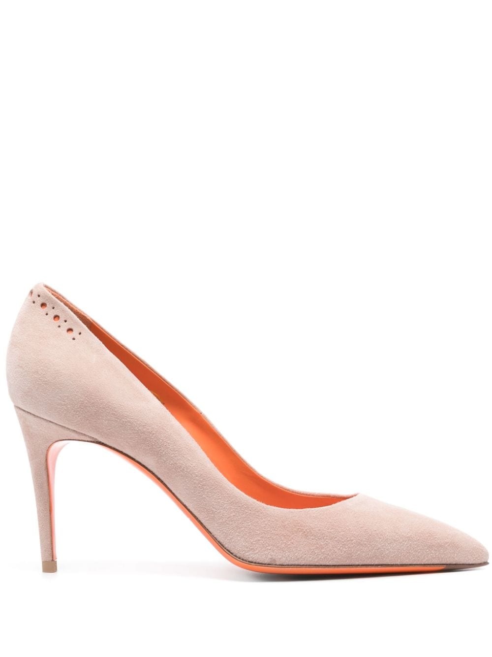 Haldisa perforated suede pumps - 1