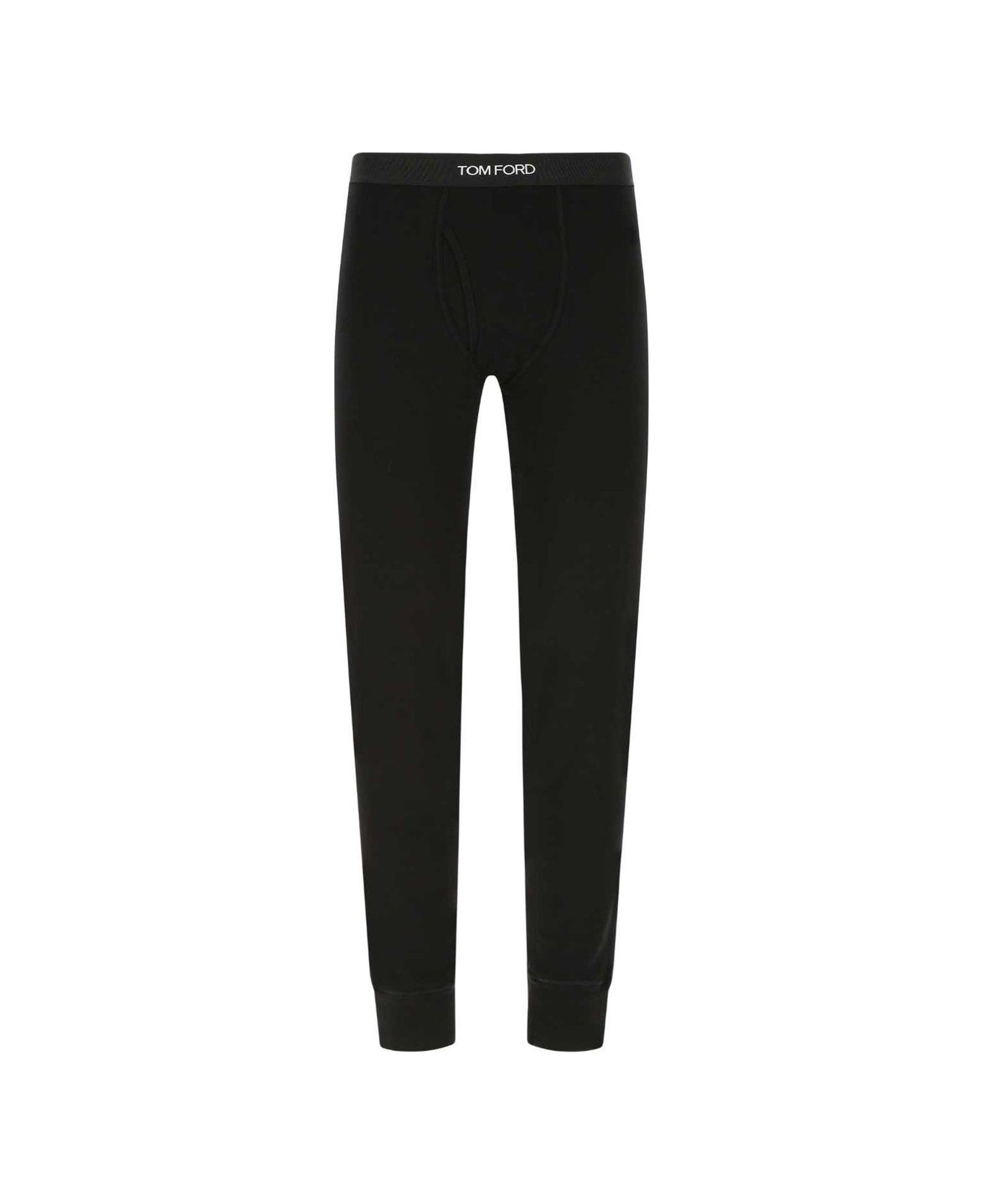 Logo Waistband Slim Cut Leggings - 1