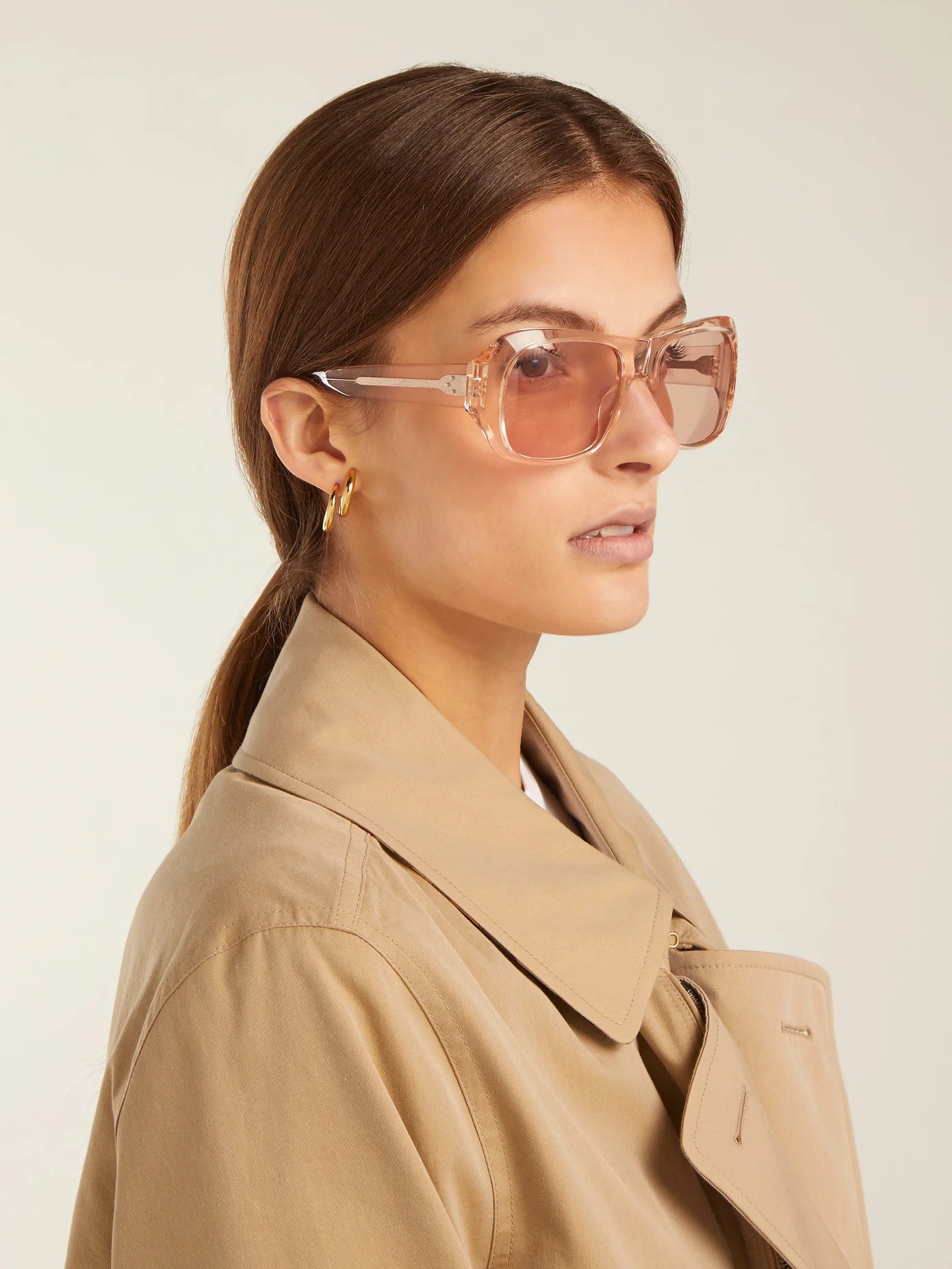 Rectangular acetate sunglasses - 2