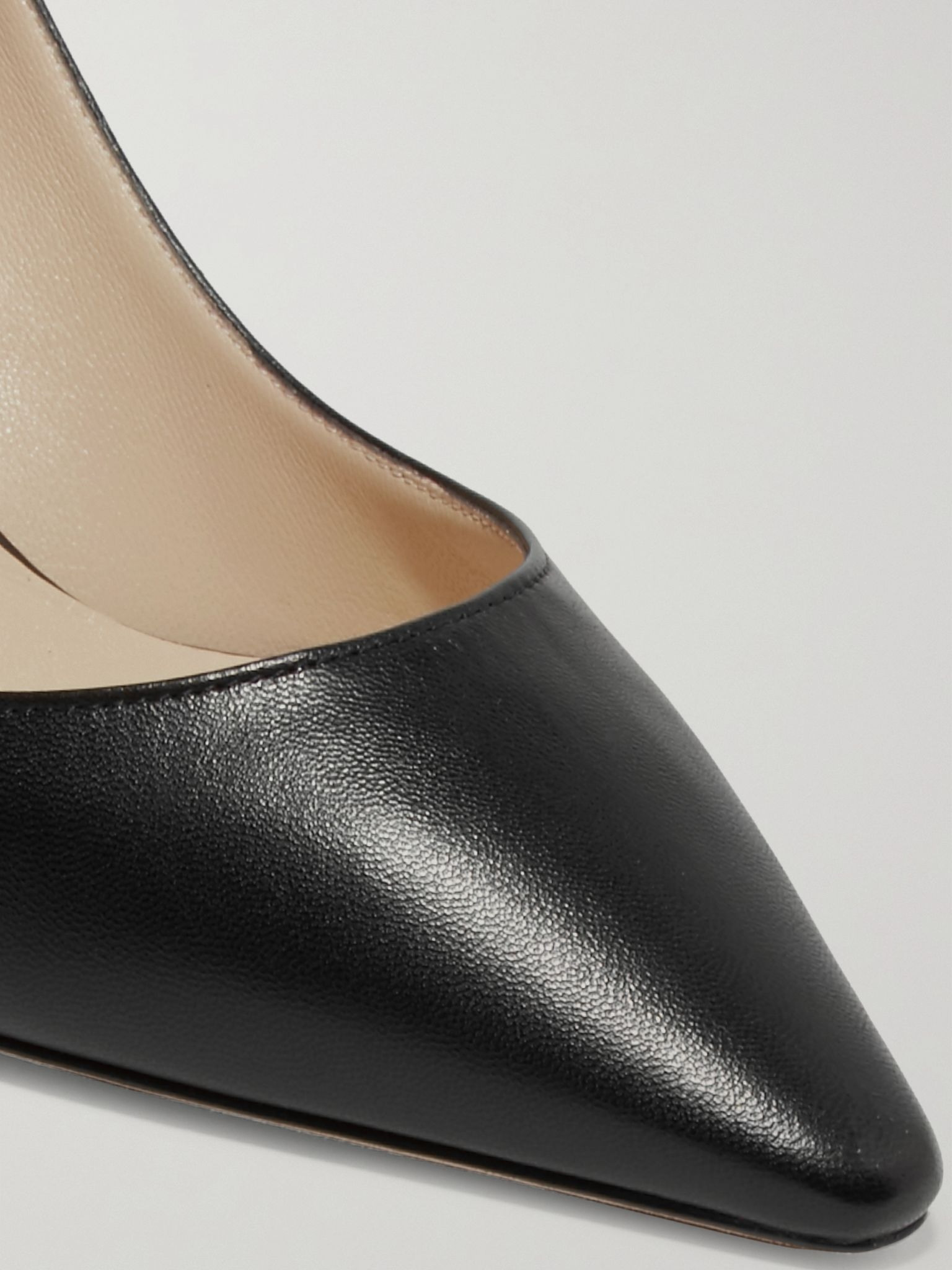 Romy 60 leather pumps Black - 4