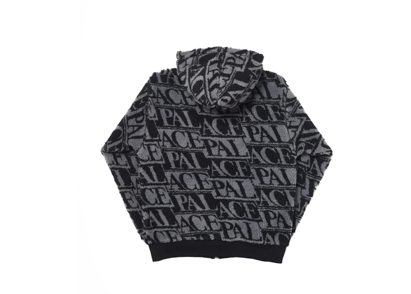 Palace J-Ard Fleece Jacket Black/Grey - 2