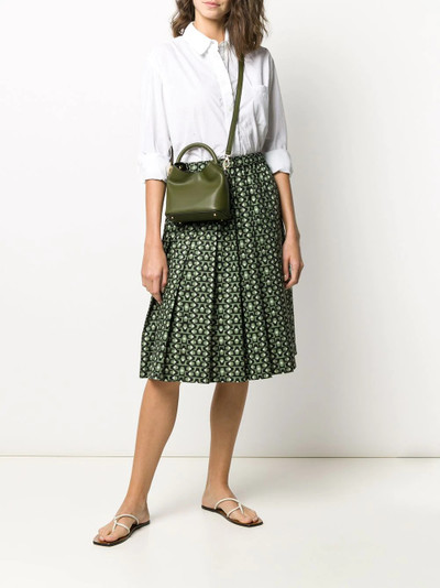 Aspesi tile print pleated skirt outlook