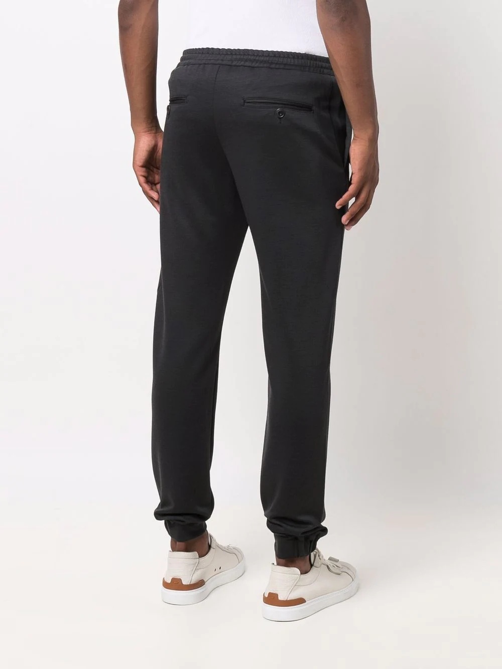 drawstring-waist trousers - 4