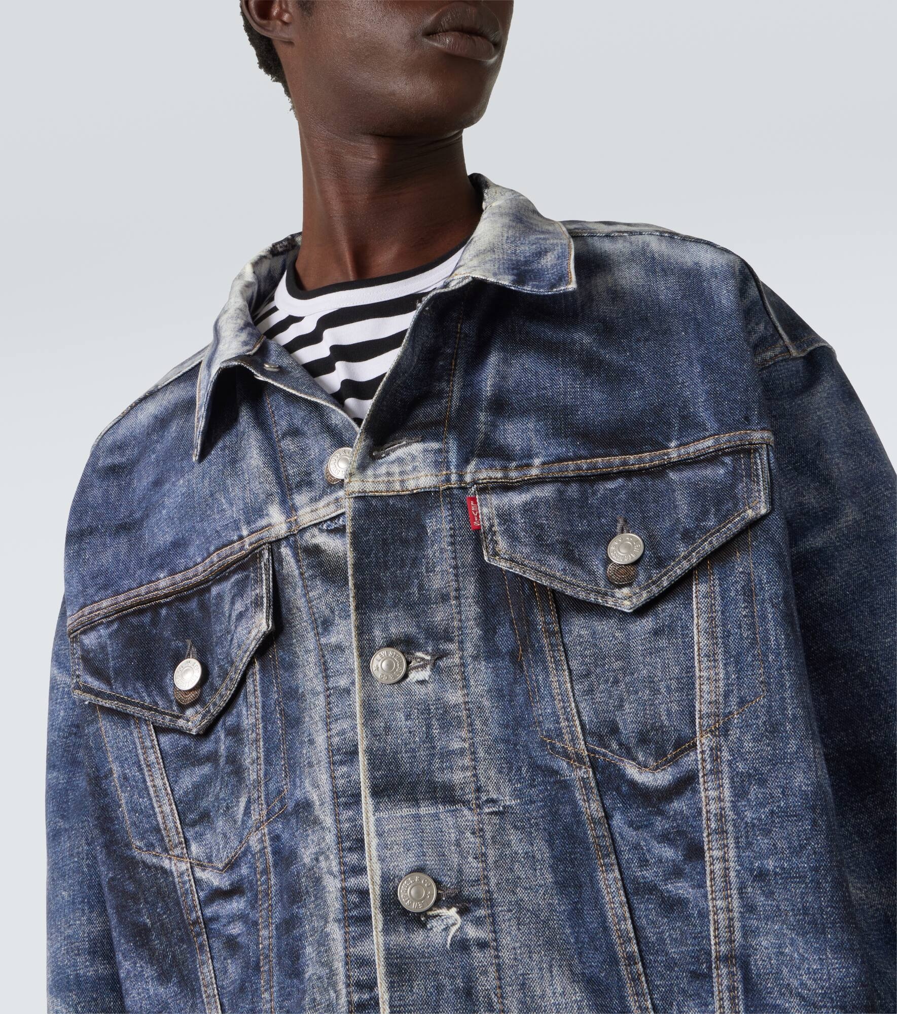 x Levi's® printed denim jacket - 6