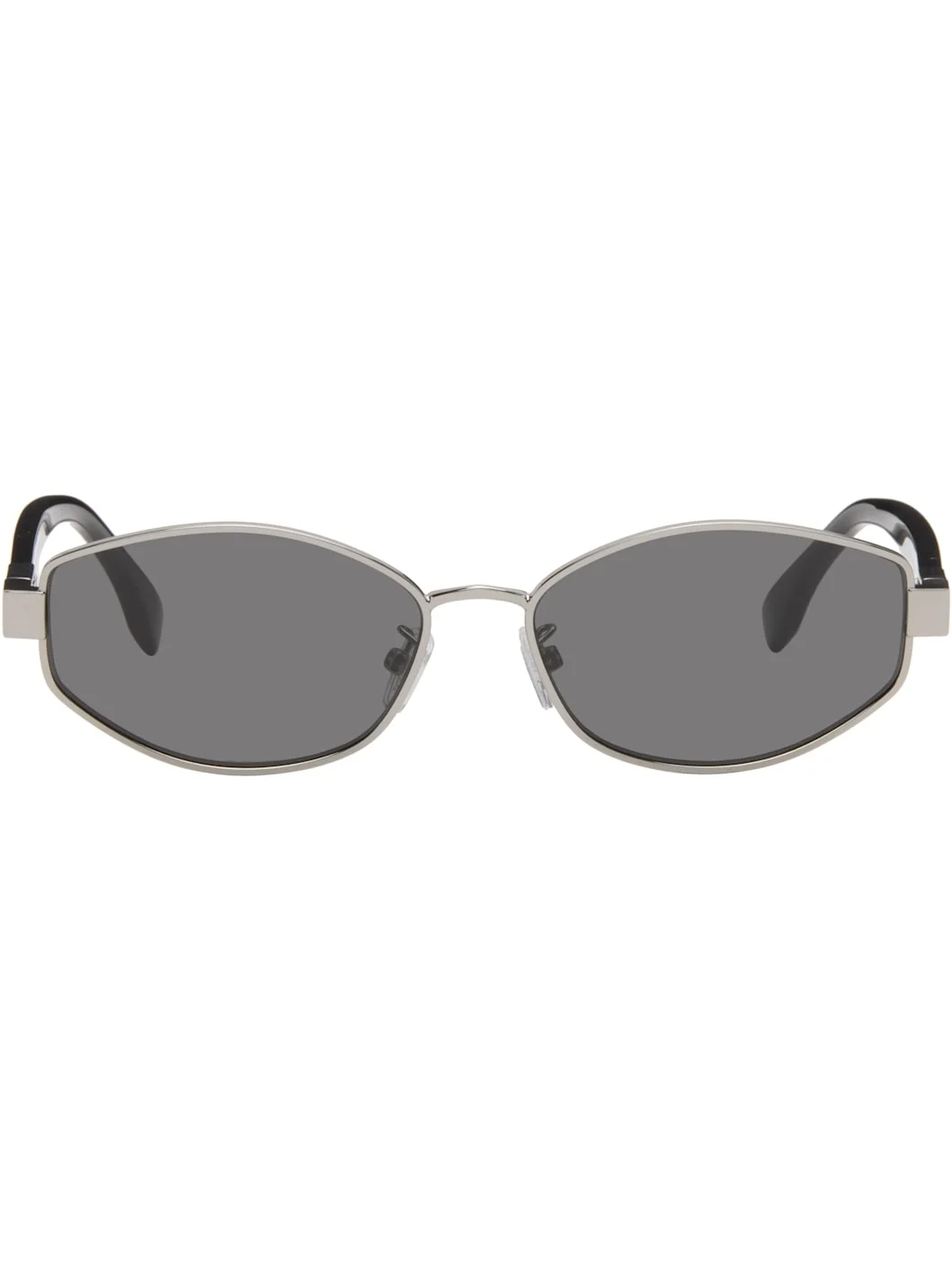 Silver Baguette Sunglasses - 1