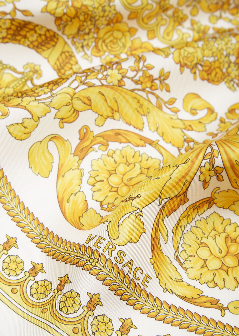 VERSACE Barocco print scarf outlook