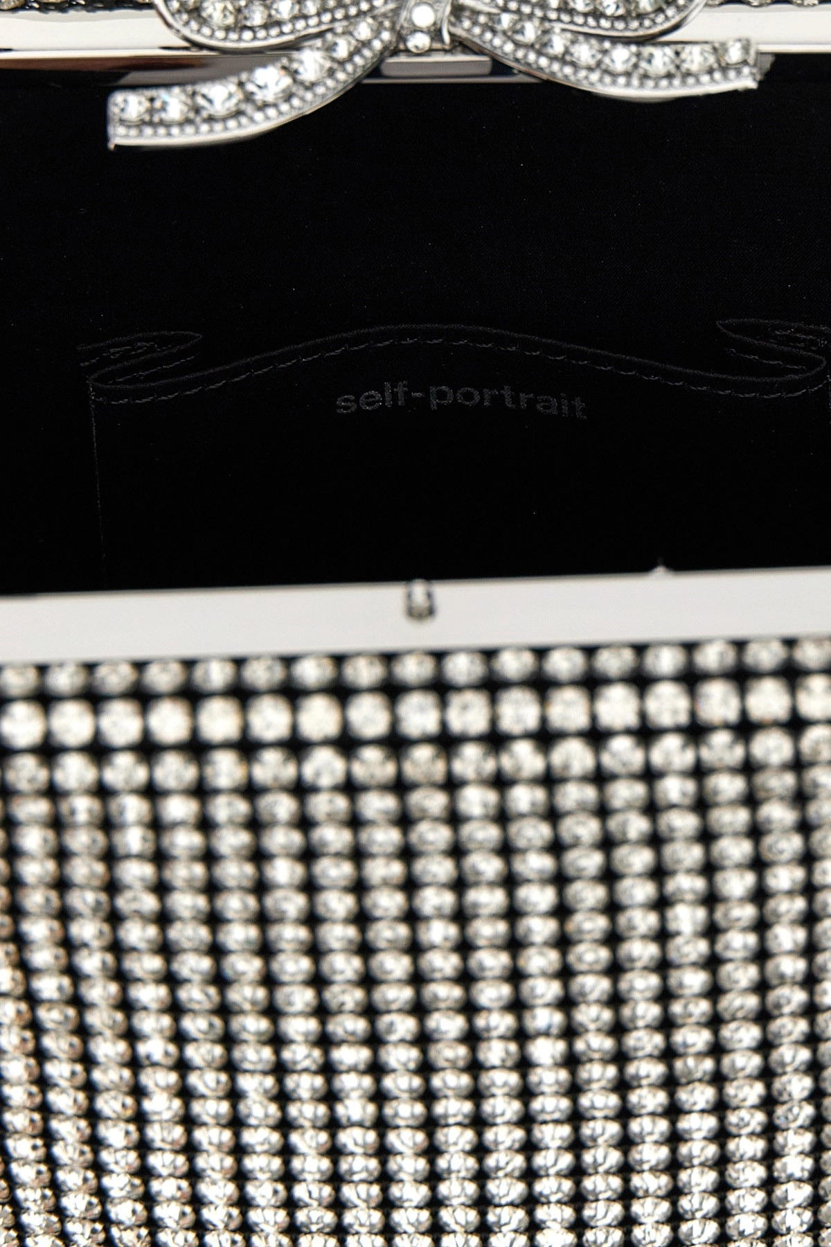 'Silver Crystal Fishnet' handbag - 5