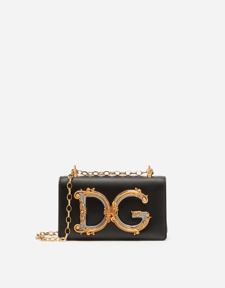 DG Girls phone bag in plain calfskin - 1