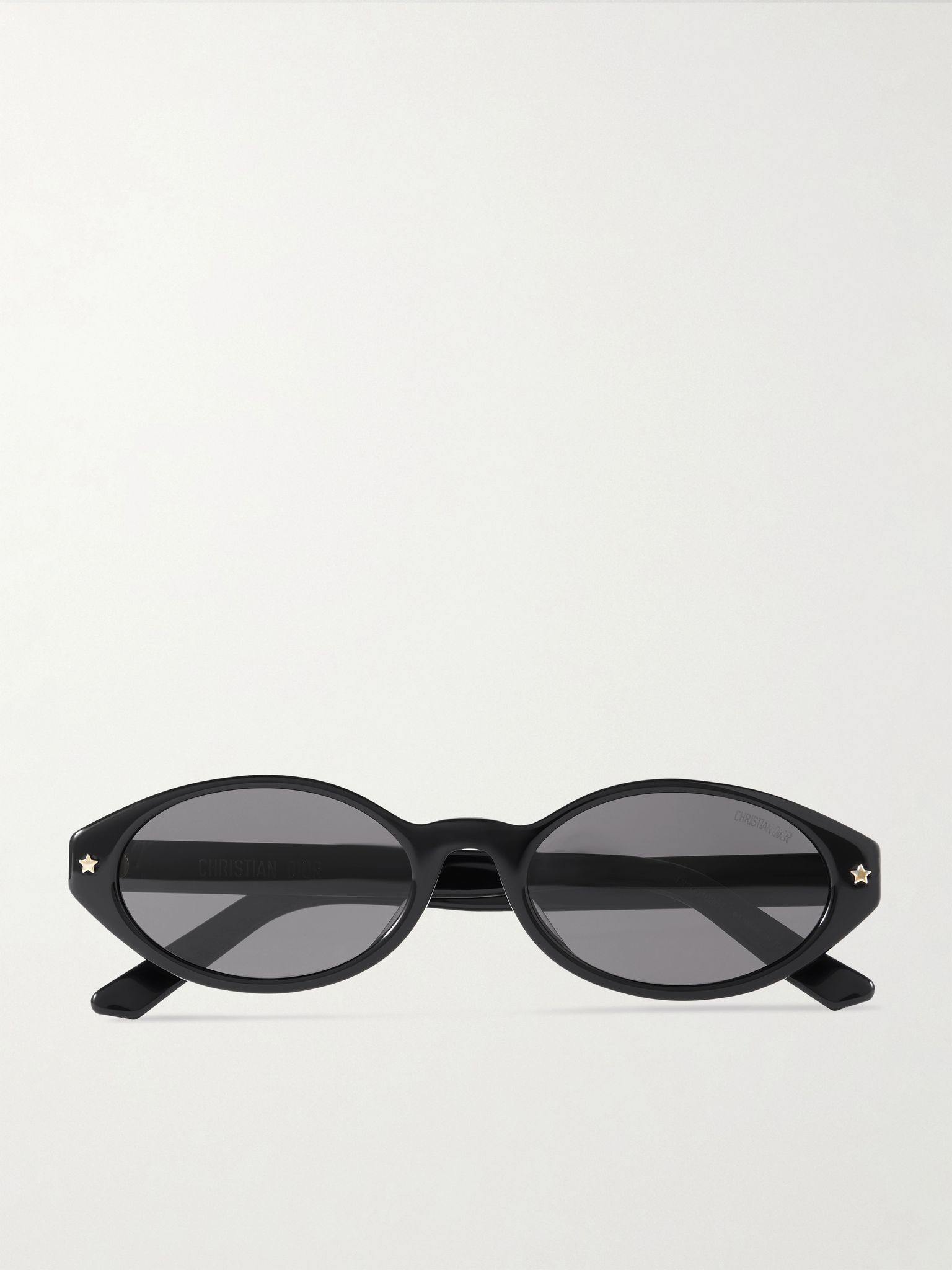 DiorPacific R1I oval-frame acetate sunglasses Black - 1