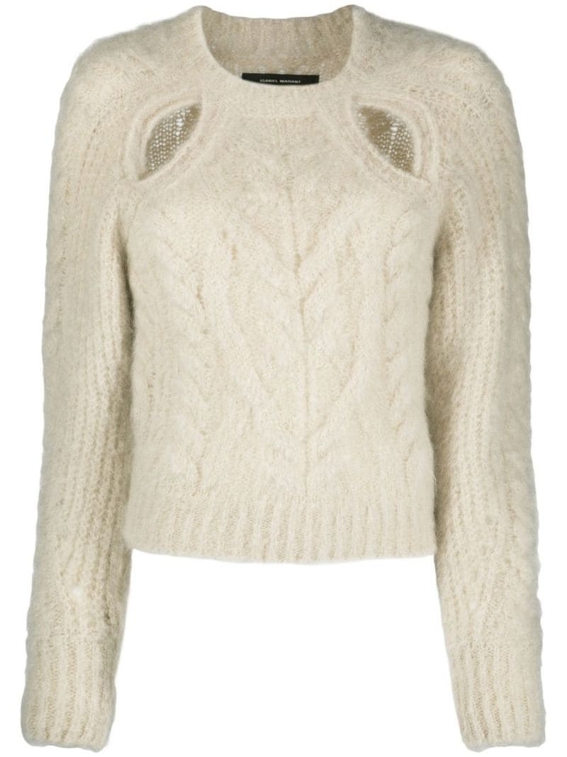 Paloma cable-knit jumper - 1
