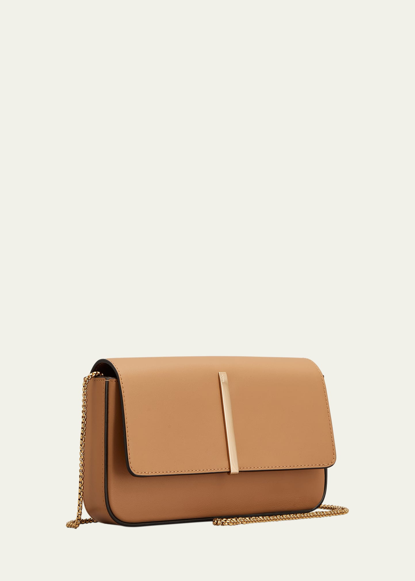 Mini Metal Bar Leather Shoulder Bag - 5