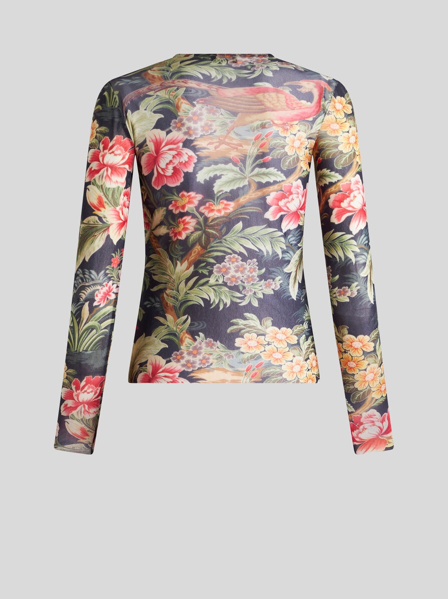 TULLE TOP WITH PRINT - 6