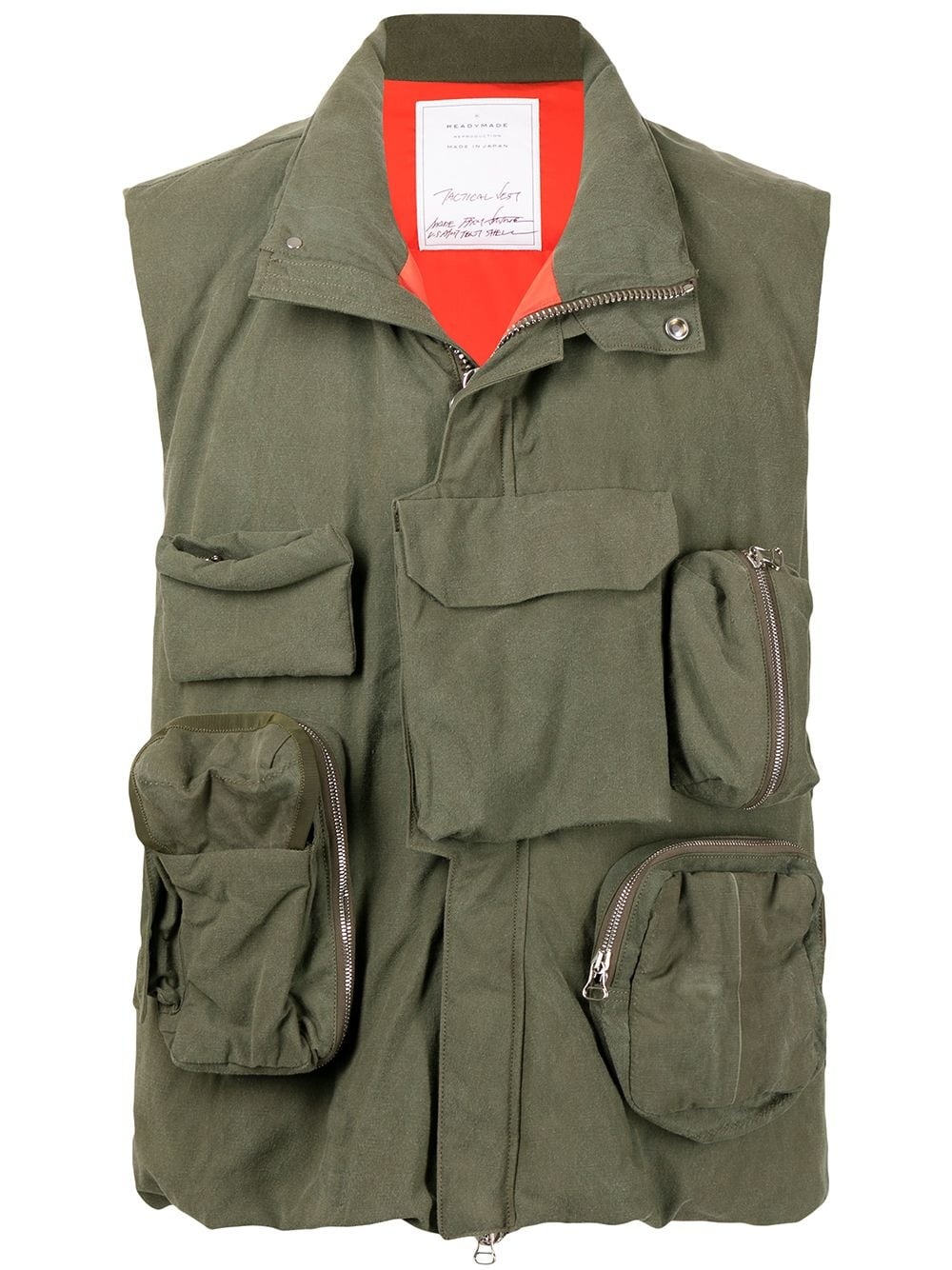 multiple-pocket utility gilet - 1