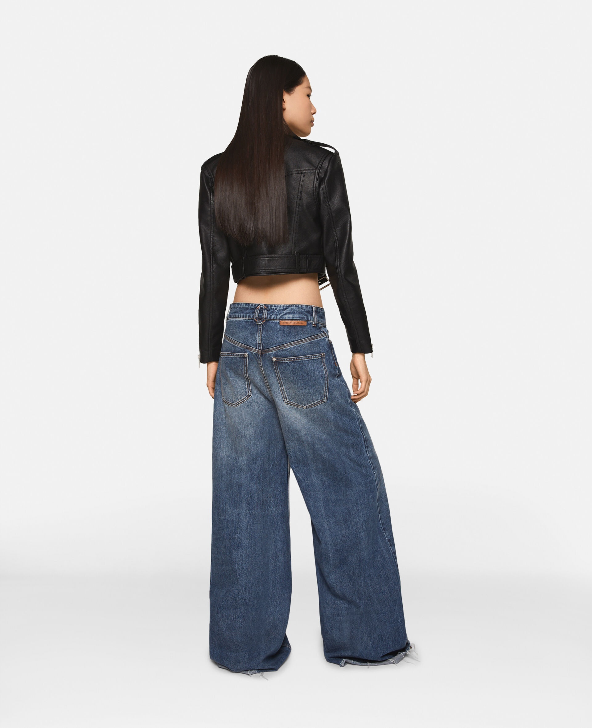 Cropped Alter Mat Biker Jacket - 4