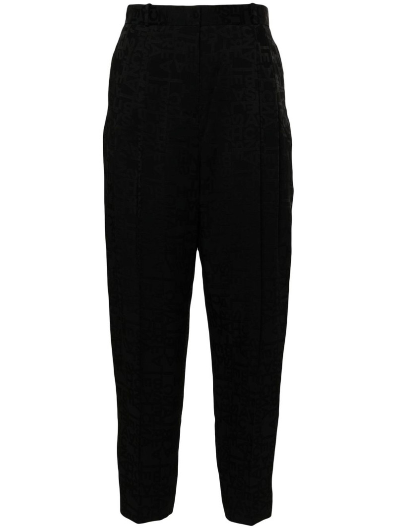 logo-jacquard trousers 1