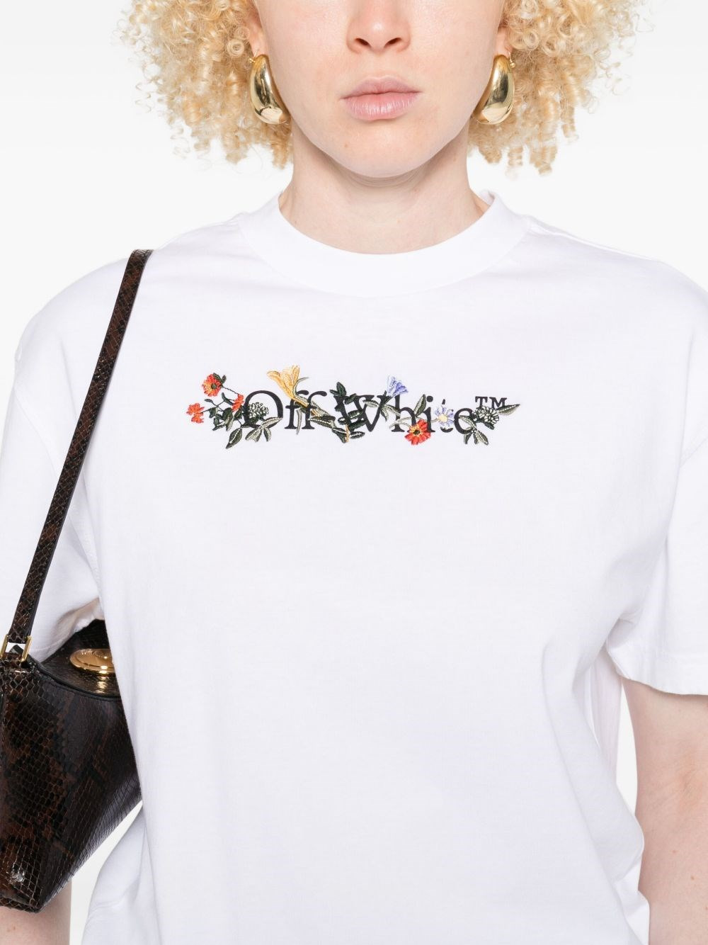 Bookish Flowers cotton t-shirt - 4