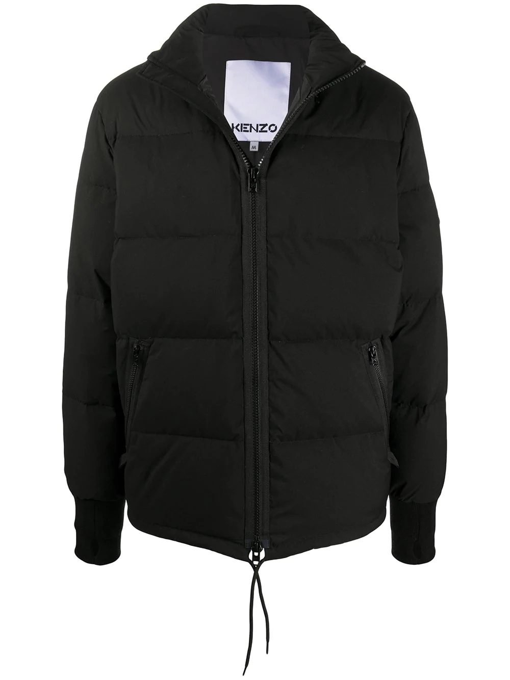 Tiger patch puffer jacket - 1