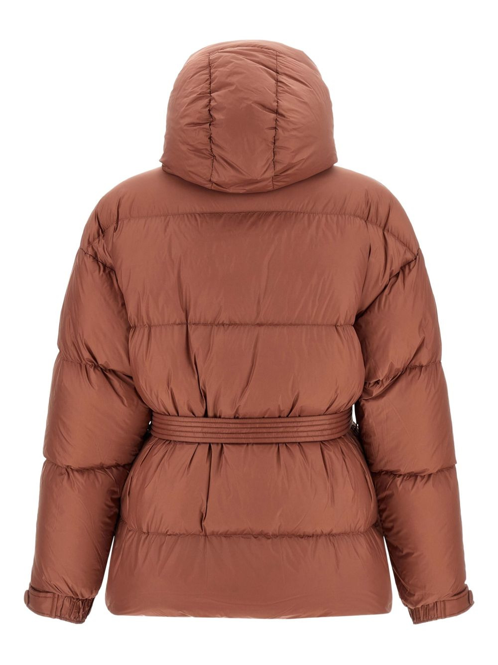 quilted belted jacket - 2