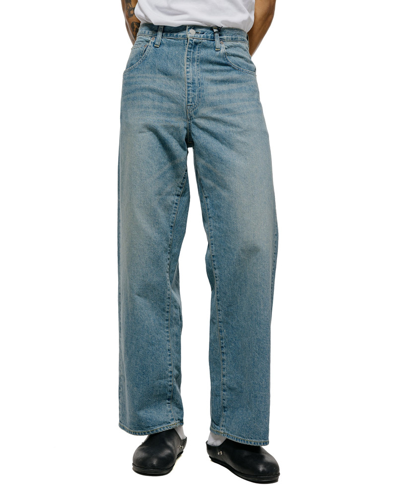 ssstein Wide Denim Jeans Indigo outlook