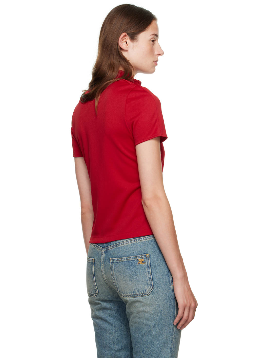 Red Interlock Tracksuit Top - 3