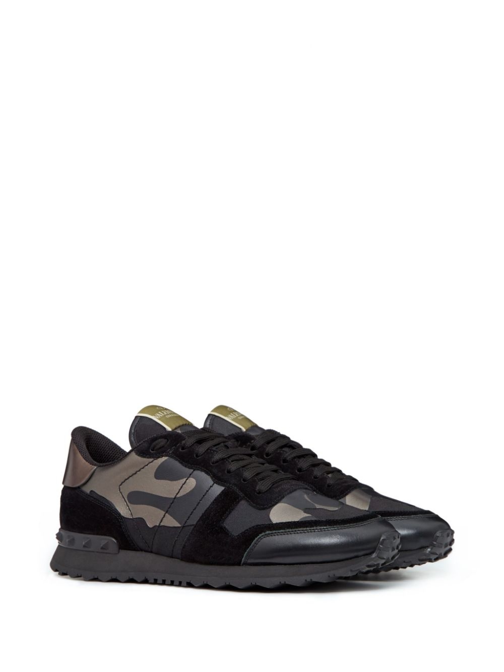 Rockrunner metallic camouflage-print sneakers - 2
