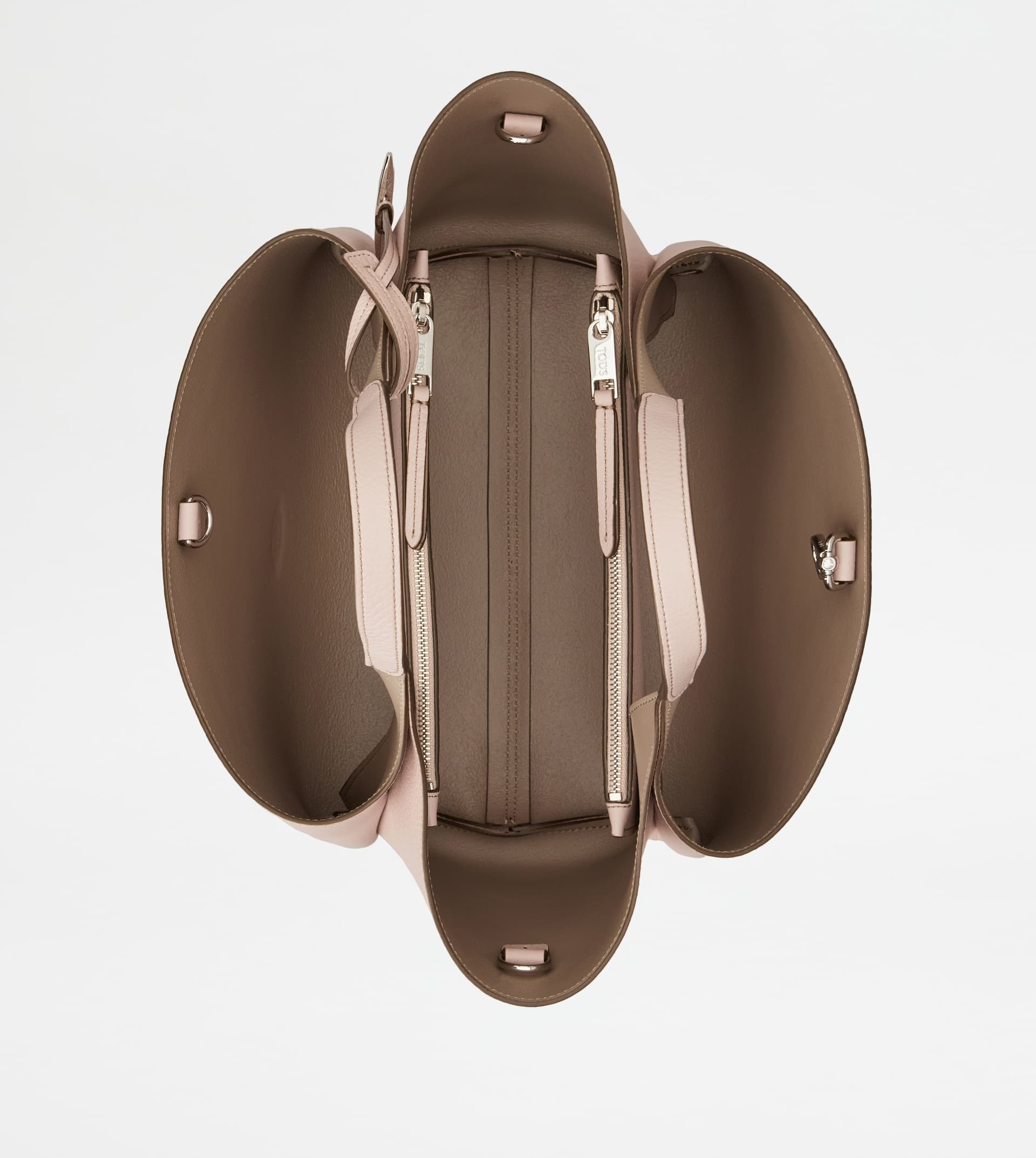 BAG IN LEATHER MINI - PINK, BEIGE - 4