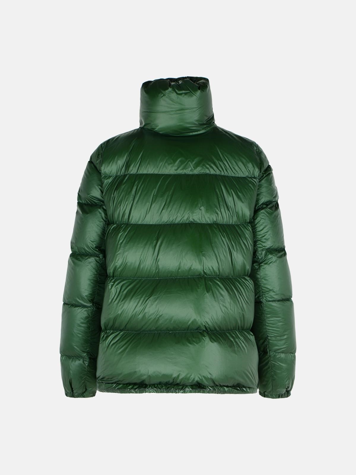 GREEN POLYAMIDE DOWN JACKET - 3