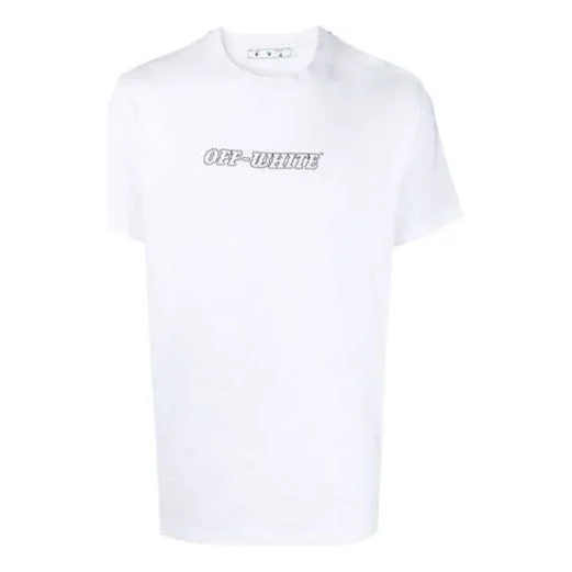 Off-White SS21 Printing Short Sleeve White OMAA027R21JER0110131 - 1