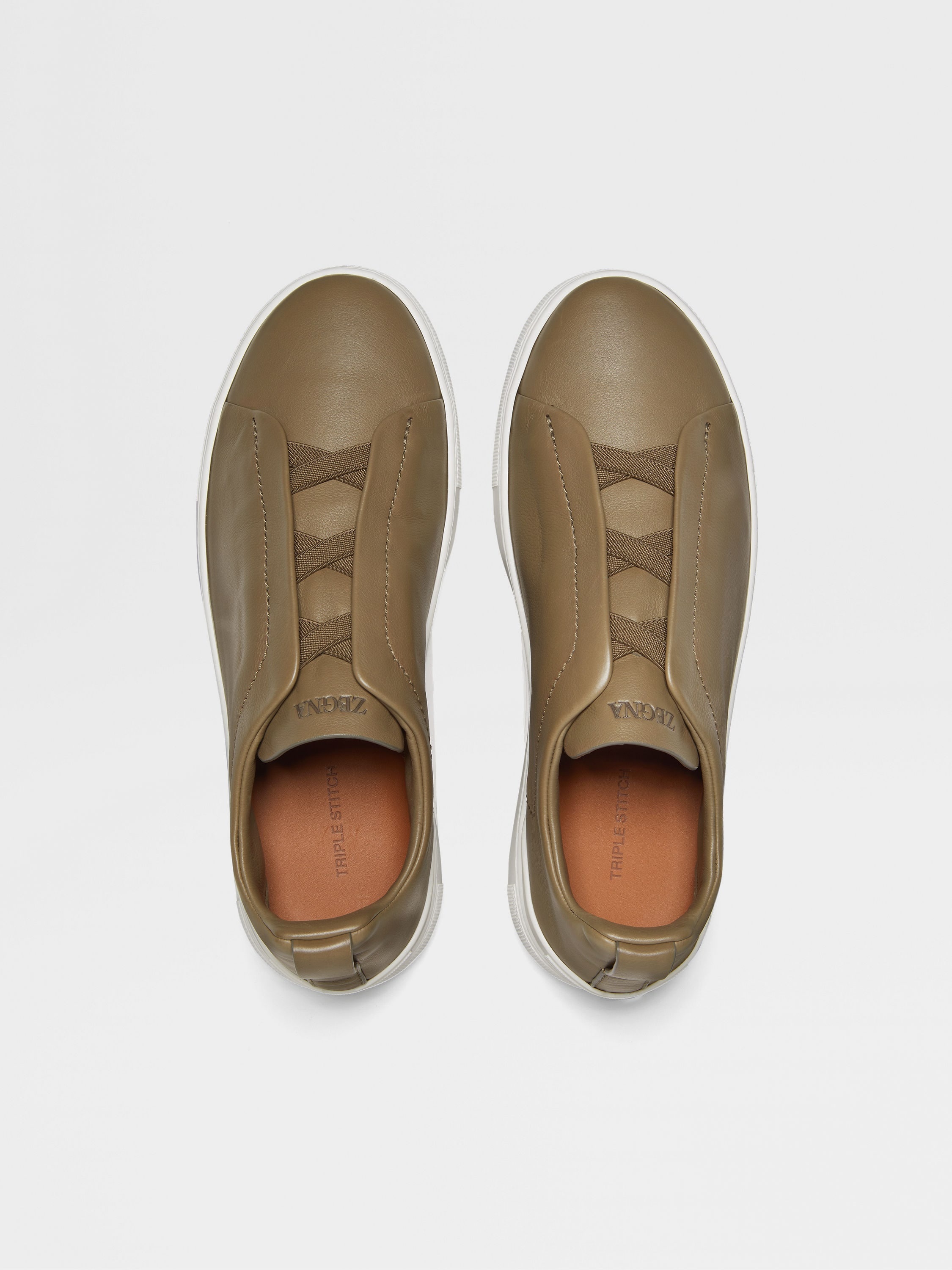 KHAKI TRIPLE STITCH™ SECONDSKIN SNEAKERS - 3